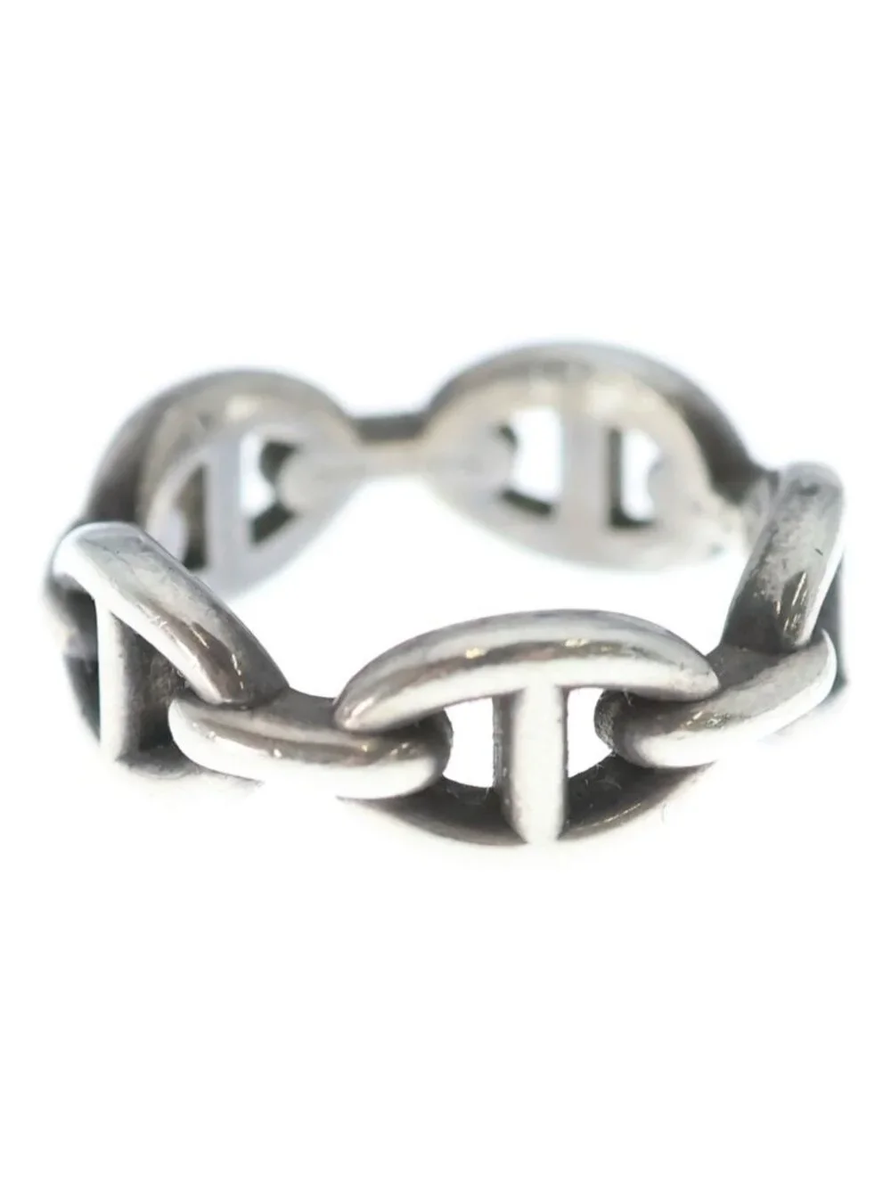Hermes Chaine D'ancre PM Ring Silver